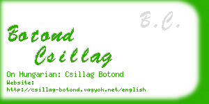 botond csillag business card